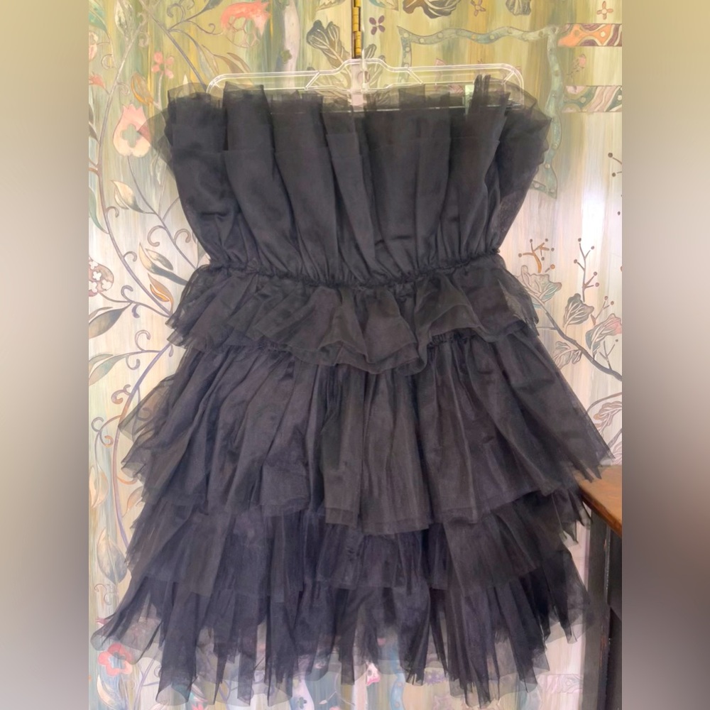 altered state puffy black dress